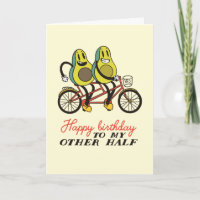 Cute Avocado Couple Pun Funny Birthday