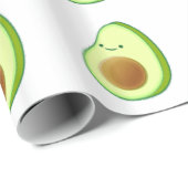 Cute Avocado Drawing Cadeaupapier (Rol Hoek)