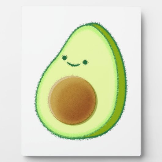 Cute Avocado Drawing Fotoplaat (Voorkant)