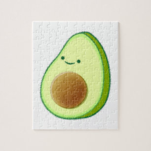 Cute Avocado Drawing Legpuzzel