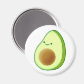 Cute Avocado Drawing Magneet (Voorkant / Achterkant)