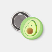 Cute Avocado Drawing Magneet (Voorkant / Achterkant)