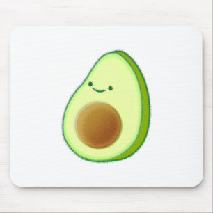 Cute Avocado Drawing Muismat