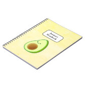 Cute Avocado Drawing Notitieboek (Linkerzijde)