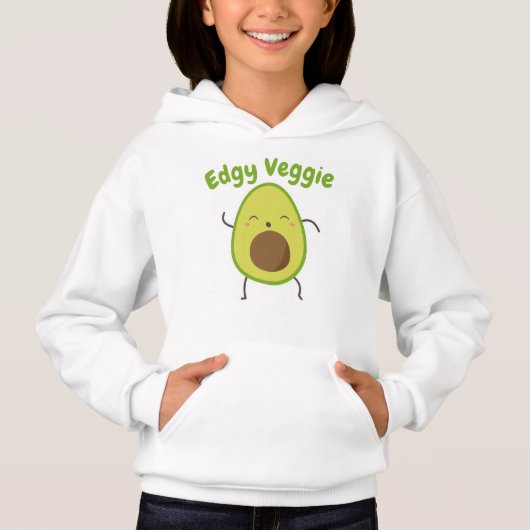Cute Avocado Edgy Veggie (Devant)
