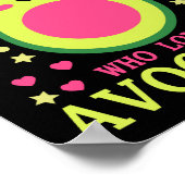 Cute Avocado Girl Poster (Hoek)