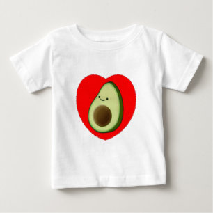 Cute Avocado in Red Heart