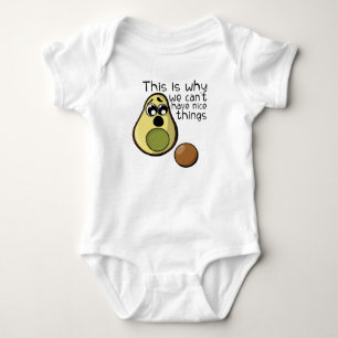 Cute Avocado is de reden waarom we geen leuke ding Romper
