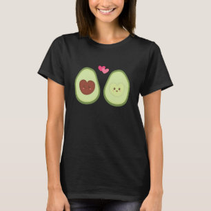 Cute Avocado koppel verliefd, mijn andere helft T-shirt