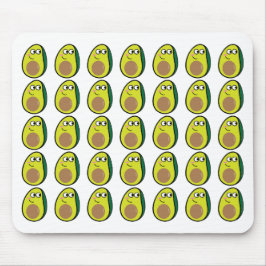 Cute Avocado Mouse Pad - Fruit Desk Accessory Muismat