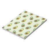 Cute Avocado Pattern Notitieblok (Gedraaid)