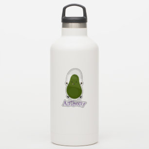 Cute avocado spring cartoon illustratie sticker