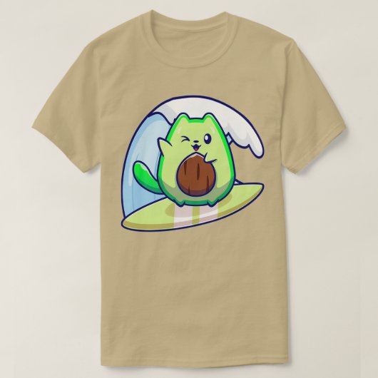 Cute Avocado surf Classic TShirt (Design devant)