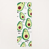 Cute Avocado Swag Cartoon Yogamat (Voorkant)