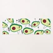 Cute Avocado Swag Cartoon Yogamat (Voorkant (horizontaal))