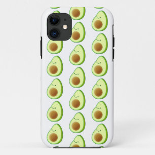 Cute Avocado Tekening Pattern iPhone 11 Hoesje