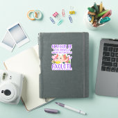Cute Axolotl altijd je eigen Kawaii Sticker (iPad Cover)