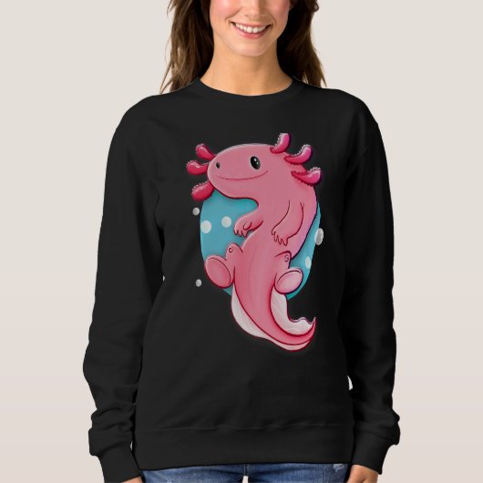 Cute Axolotl Animal Trui (Voorkant)