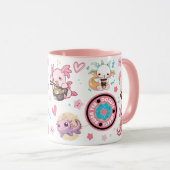 Cute Axolotl Café mug (Devant droit)