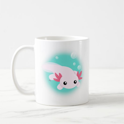 Cute Axolotl Coffee Mok (Links)