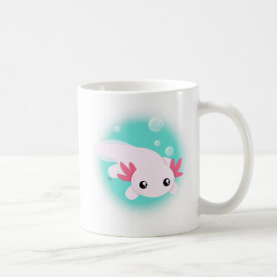 Cute Axolotl Coffee Mok