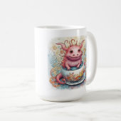 Cute Axolotl Coffee Mug (Devant droit)