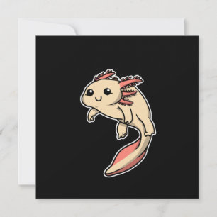 Cute Axolotl Costume Amphibian Gift Idee Kaart