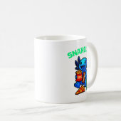 Cute Axolotl Funny Snaxolotl Snacks A Lot Axolotl Koffiemok (Voorkant rechts)