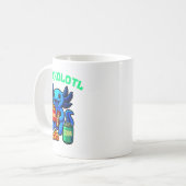 Cute Axolotl Funny Snaxolotl Snacks A Lot Axolotl Koffiemok (Voorkant links)