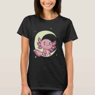 Cute Axolotl Happy Pi Day Fish Lizard 3 14159 Math T-shirt