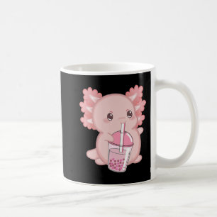 Cute Axolotl Japanse aardbeienmelk Anime Pink K Koffiemok
