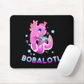 Cute Axolotl Lover Bobalotl Boba Kawaii Anime Japa Muismat (Met muis)
