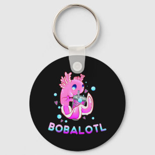 Cute Axolotl Lover Bobalotl Boba Kawaii Anime Japa Sleutelhanger