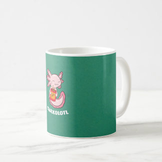 Cute Axolotl Lover Snaxolotl Kawaii Axolotl Food Koffiemok