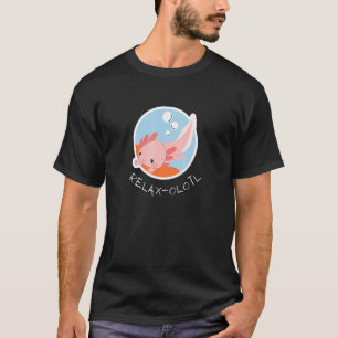 Cute Axolotl Mexican Salamander Relaxolotl T-shirt