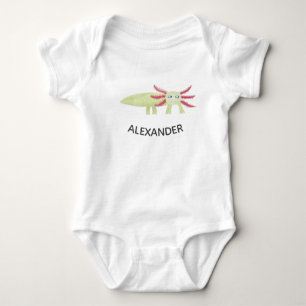 Cute Axolotl Personalized Romper