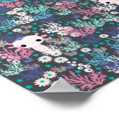 Cute Axolotl Poster (Hoek)