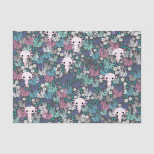 Cute Axolotl-weefselpapier Tissuepapier