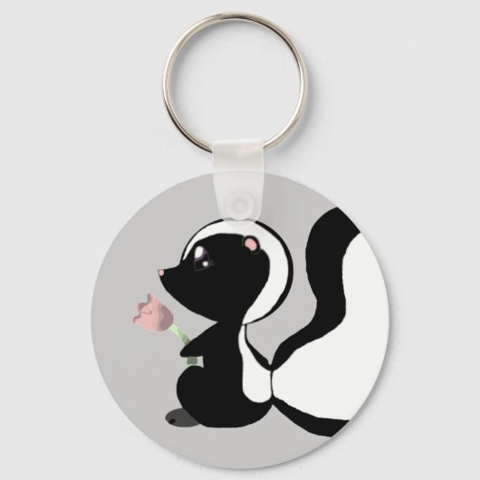 Cute Baby Animal - Skunk Sleutelhanger (Voorkant)