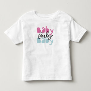 Cute "Baby Baby Baby" Grafische Peuter T-shirt