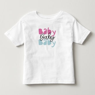 Cute "Baby Baby Baby" Grafische Peuter T-shirt