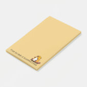 Cute Baby Beaver Post-it® Notes (Schuin)