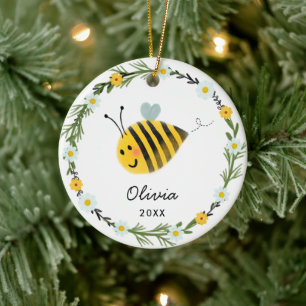 Cute Baby Bee Ornament   Baby shower Cadeau