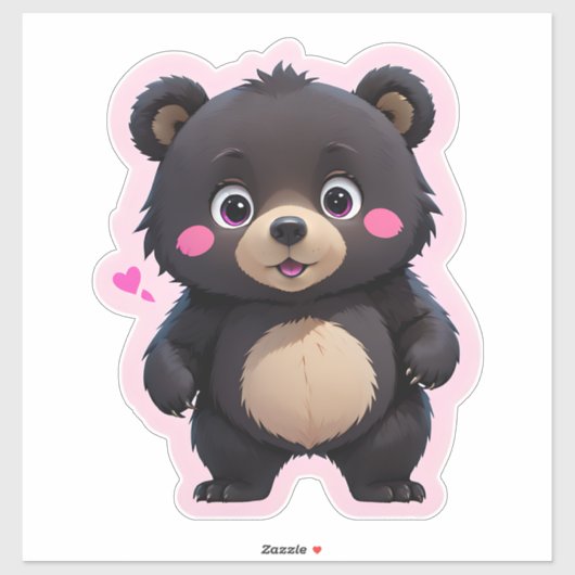 Cute Baby Beer Sticker (Vel)