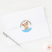 Cute Baby Beer Sticker (blauw) (Envelop)