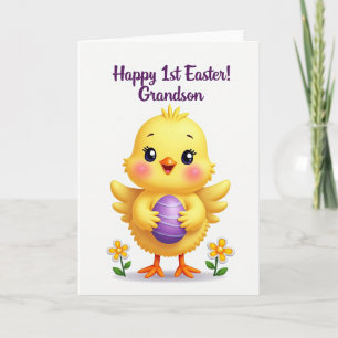 Cute Baby Bird Lente Kaart