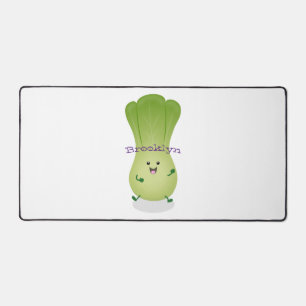 Cute baby bok choy cartoon illustratie bureaumat
