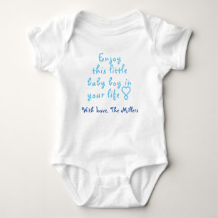 Cute Baby Boy One-Piece, Personalized Baby Gift, Romper