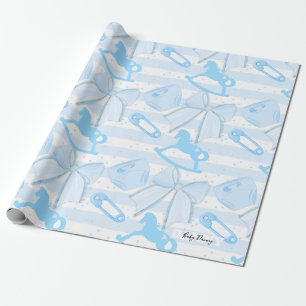 Cute Baby Boy Pattern Cadeaupapier