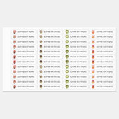 Cute Baby Bugs Custom Personalized Name Clothing Labels (Vel)